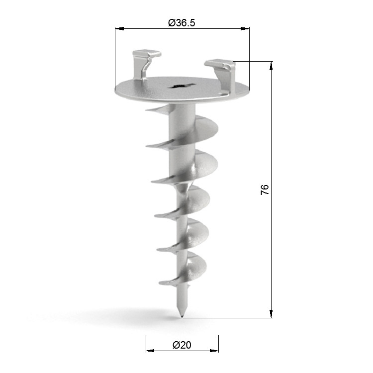 Angel Hanger Cable Suspension Kit Connect Absorber Anchor Polyestervezel akoestisch paneel