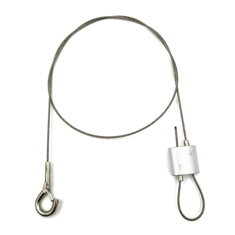 Suspensie kit voor hangend luidspreker Veiligheidsdraad touw met loopende grijper voor plafond luidspreker gemonteerd plafond voor hangend licht slot camera Diy luidspreker In de hal bar expositiewinkel
