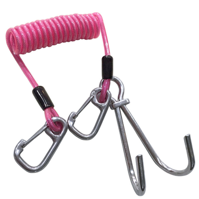 De intrekbare van de de Plichtsveiligheid van Hulpmiddellanyard fishing coiled lanyard heavy Kabel van de de Kabeldraad voor Kajakpeddels Overzeese Visserij
