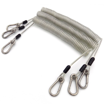 Het professionele Spiraalvormige Sleutelkoord van Lanyard Safety Emergency Swimming Diving van de de Lenterol