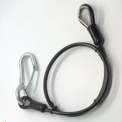 Van de de Krukkabel van de staalkabel de Slinger Gegalvaniseerde Slinger van de de Draadkabel met Haak