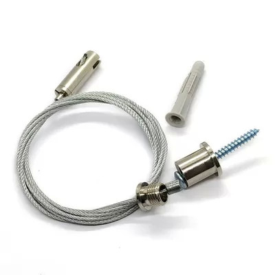 Snel te installeren ophangverlichtingsset met draadverchroomde clips