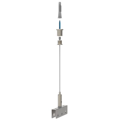 Draad-ophanging kit met spiraal anker akoestische opgehangen plafond panelen hangers