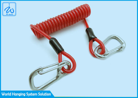 De lentehulpmiddel Lanyard With Safe Spring Hook voor de Hoogteveiligheid Gelaten vallen Voorwerpen