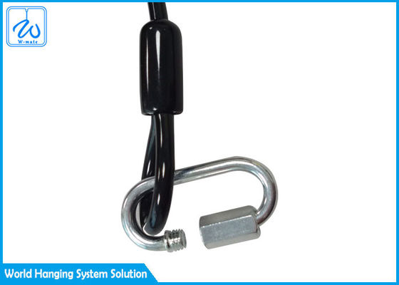 De Veiligheid Lanyard For Fall Protection van rollanyard nylon coated wire rope