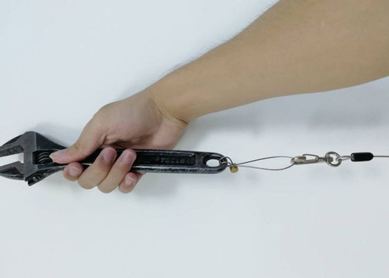 Flexibele Visserijsleutelkoorden/van Roeienhulpmiddelen Intrekbare Gerolde Ketting met Carabiner