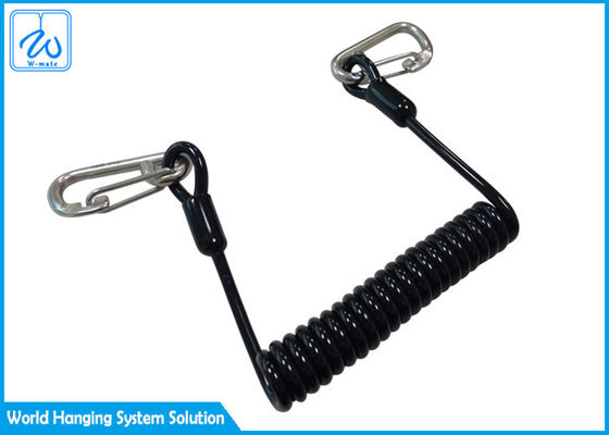 De Veiligheidsklem Lanyard With Carabin van het de gerolde Lentehulpmiddel