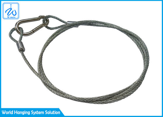 2mm 7*7 het Pari Gloeilampen van Staalkabellanyard safety cable for led
