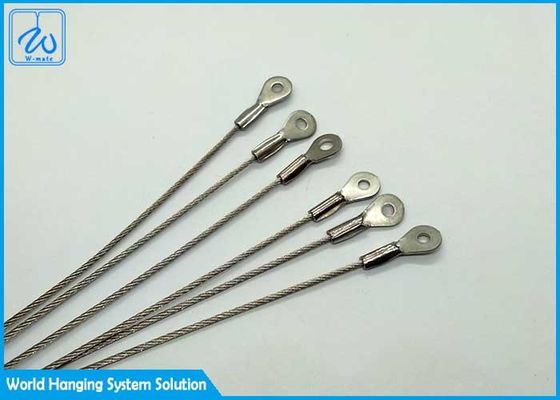 Nylon Met een laag bedekte Kabel van de Roestvrij staaldraad 2.5mm voor Opschortingssystemen