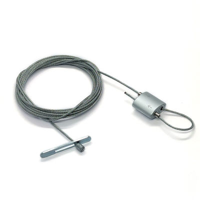 Van een lus voorziende van de de Tangstaalkabel van de Type Zwarte Kabel Gemakkelijke de Regelaar Hangende Uitrusting