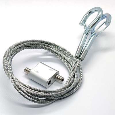 De van een lus voorziende van de de Tangenopschorting van de Kabelregelaar Centrale Hangende Montage van Kit Steel Wire Cable Gripper