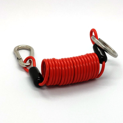 Rol Lanyard Spring Steel Wire Rope voor het Hulpmiddel van de Dalingsbescherming
