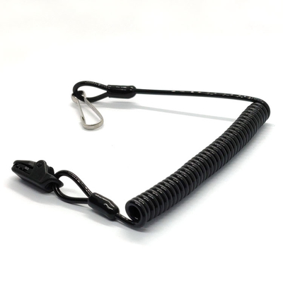 Veiligheid Lanyard For Fall Protection van de plastic Deklaag de Gerolde Draad