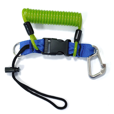 De intrekbare Visserijrod safety lanyard webbing tool Lente Lanyard Belt