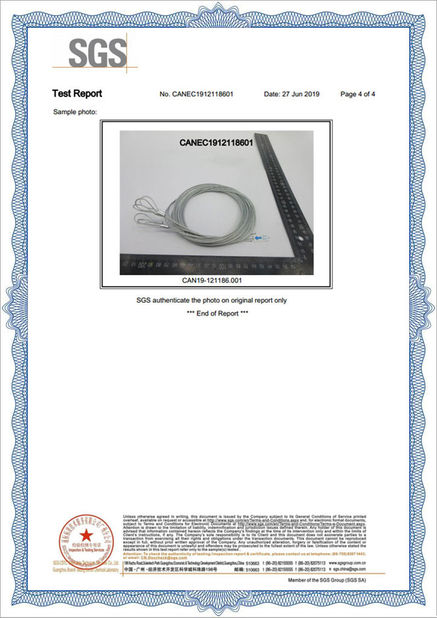 China Dongguan Wire Rope Mate HardWare Co,.Ltd. certificaten
